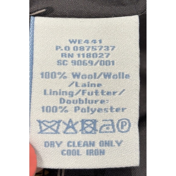 Boden British Tweed By Moon Blazer Women's Plaid Blazer 100% Wool Size 6 - Picture 7 of 9